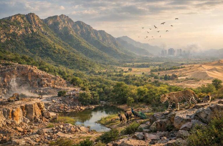 “अरावली पर्वतमालाः संकट में प्रकृति की पुरानी ढाल”